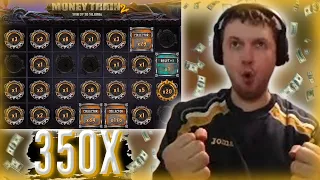 ПАПИЧ ВЫИГРАЛ 350X В MONEY TRAIN 2! 2000$ НА БАЛАНСЕ!