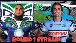 New Zealand Warriors vs Cronulla Sharks 2024 Livestream Reaction