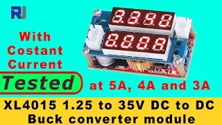 XL4015 DC to DC 1.25 to 32V 5A  Buck Converter Lithium Constant Current charger