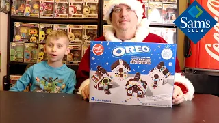 Oreo Mini Village Cookie Kit Unboxing and Building from Sams Club