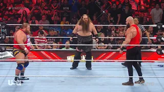 Street Profits, Strowman & Ricochet vs. Alpha Academy & Viking Raiders - WWE RAW March 27, 2023