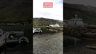 RELAXING NATURE in ICELAND #iceland #viral #travel #trendingshorts #cruiseship #ship #viralvideo