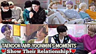 Taekook and Yoonmin's moments show their relationship