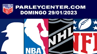 PRONOSTICOS NBA-NHL - DOMINGO 29/01/2023