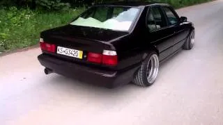 BMW E34 535i Burnout Soundcheck =