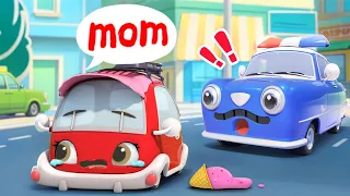 Baby Cars Got Lost | Police Officer and Police Car | Monster Truck | Kids Songs | BabyBus