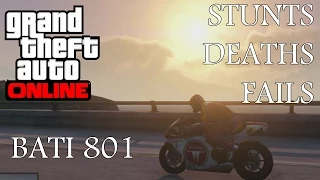 GTA V Funny Motorcycle Stunts, Fails and Deaths!!! (GTA V Funny Moments and Fails)
