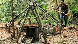 Complete the underground bamboo house | sinh my