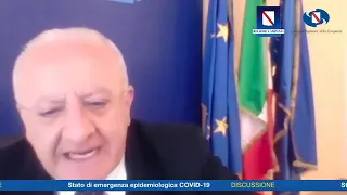 VIDEO - De Luca urla in consiglio: "Ho buttato il sangue per salvare la Regione Campania!"