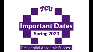 RAS Important Dates   Spring 2023