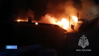 В Иркутске произошел пожар в спа-центре