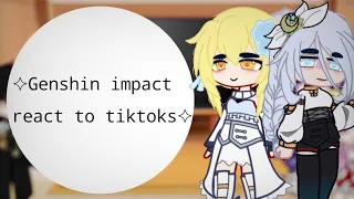 Genshin impact reacts to tiktoks (Short)