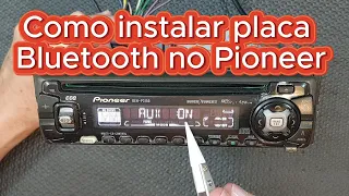 Adaptação de Bloetooth no som Pioneer DEH-P3150