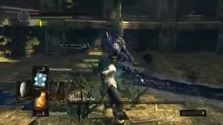 Dark Souls - Artorias fight using sorcery