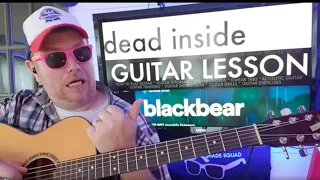 How To Play dead inside - blackbear Guitar Tutorial (Beginner Lesson!)
