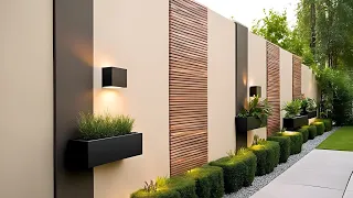 Top 100 Backyard Fence Design Ideas 2024 Home Garden Boundary Wall Ideas | Garden Wall Decorations