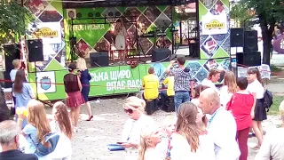 Мій перший виступ в, місті Мостиська до дня незалежності України 2018р