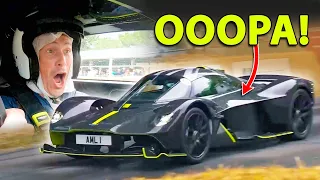 Eu quase BATI em um Aston Martin Valkyrie!