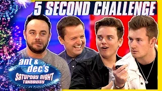 The 5 Second Challenge | Ant & Dec v Oli White & Jack Maynard