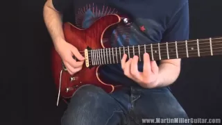 Fusion Licks Guitar Lesson #2: Crazy Guthrie Govan-style Whole-Tone Lick by Martin Miller