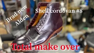 Brand New shell cordovan Alden, complete makeover