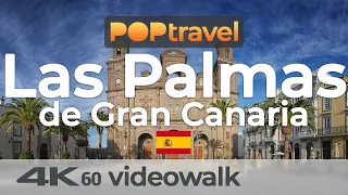 LAS PALMAS, Gran Canaria (Spain) - Vegueta, Triana, Old Town - 4K 60fps (UHD)