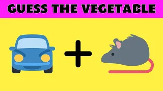 Guess The Vegetable By Emoji | Guess The Food By Emoji Quiz