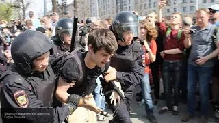 Массовые задержания 27.07.2019 в Москве на Тверской на запрещенном митинге(протесте) в центре Москвы