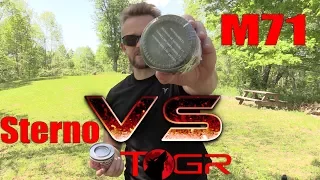 Will it be Close? - Sterno vs M71 Swiss Military Stove - Versus Ep1