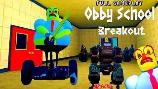 OBBY SCHOOL BREAKOUT - FULL GAMEPLAY (ANDROID)