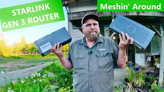 Starlink Gen 3 WiFi Router and Mesh Network Test - How far can it reach?