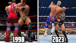 The Rock Evolution in WWE Games! (1998 - 2023)