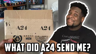 A24 Sent Me A Package | UNBOXING | - AJREACTS2