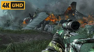 Investigate and Secure The Crash Site (Laos) - Call of Duty Black Ops [4K60FPS UHD] Gameplay