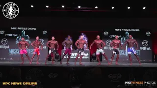 2022 NPC USA Championships Men's Physique Overall Comparison & Awards Video