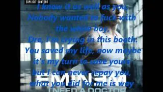 I Need A Doctor - Eminem feat Dr. Dre & Skylar Grey / Lyrics IN HQ/HQ!