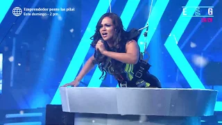 EEG 2020: Angie Arizaga sorprendió al cantar a capella junto a Karen Dejo (HOY)