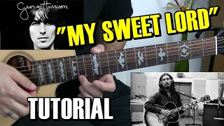 Como tocar "My sweet lord" de George Harrison en Guitarra Completo c/Solo