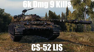 Battlefield Dominance | CS-52 LIS - 6k DMG, 9 Kills | World of Tanks Gameplay