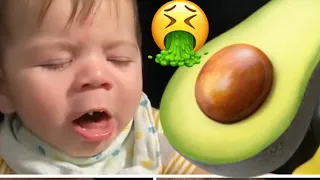 Baby didn’t like the avocado puree #minivlog #baby #jesus #cute #babyfood #organic #familia