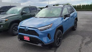 2022 Toyota RAV4 XSE Hybrid in Cavalry Blue