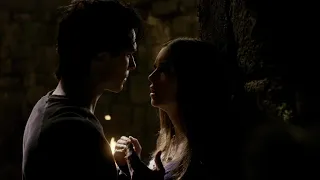 TVD 2x10 - Damon takes Elena home, Stefan is trapped in the tomb with Katherine | Delena Scenes HD