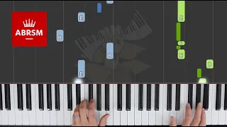 Minuet in A / ABRSM Piano Grade 2 2021 & 2022, A:2 / Synthesia Piano tutorial