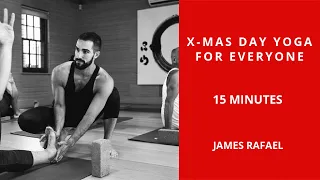 An Energising X-mas Day Yoga Flow - 15 minutes with James Rafael