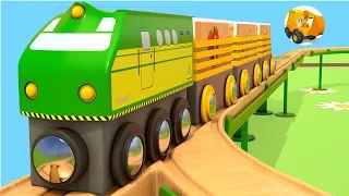 Trenes para niños en español - Vídeo Educativo para Niños - Coches Inteligentes