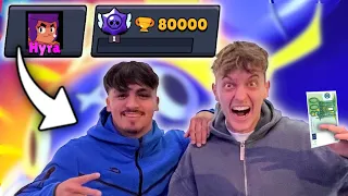 Ich treffe HYRA für ein 1 VS 1 um 300€ bei der BRAWL STARS WM...😱