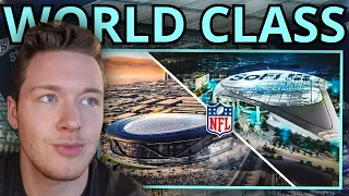 THEY ARE HUGE! (Swedish Dude Reacts to 5 Best Stadiums In The NFL)