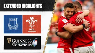 SIN BINS & HEARTBREAK 💔| Extended Highlights | Italy v Wales