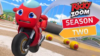 The ScootBop Bop ⚡️ Season Two ⚡️ Motorcycle Cartoon | Ricky Zoom | Cartoons For Kids