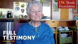 Jewish Survivor Sonja Glassman Full Testimony | USC Shoah Foundation